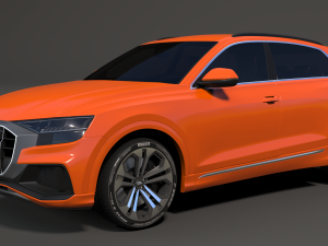 audi q8 2019 3D Model