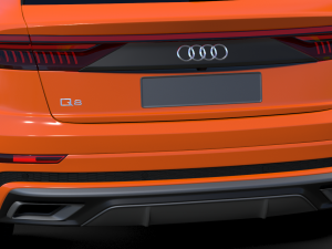 audi q8 2019 Modèle 3D