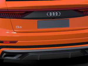 audi q8 2019 3D Model