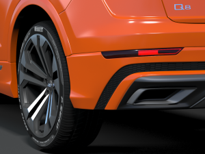 audi q8 2019 Modèle 3D
