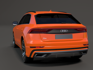 audi q8 2019 Modèle 3D
