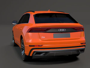 audi q8 2019 3D Model
