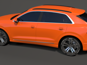 audi q8 2019 Modèle 3D