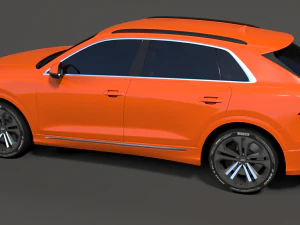 audi q8 2019 3D Model