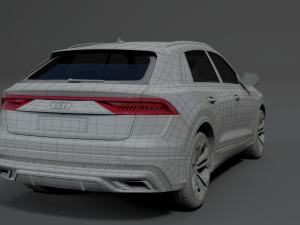 audi q8 2019 Modèle 3D