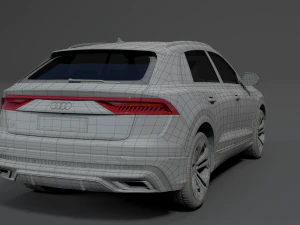 audi q8 2019 3D Model
