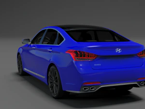 hyundai genesis 2015 3D Model