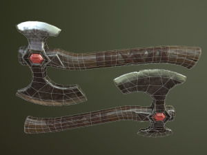 war axe 01 3D 模型