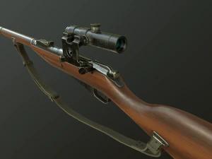 mosin nagant m91 3D Model