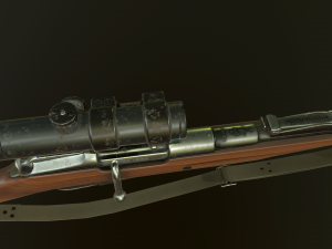 mosin nagant m91 Modelo 3D