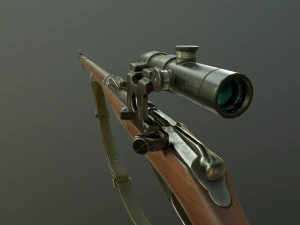 mosin nagant m91 3D Model