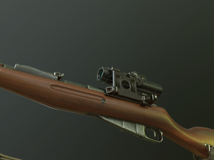 mosin nagant m91 Modelo 3D