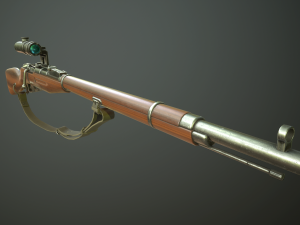 mosin nagant m91 Modelo 3D