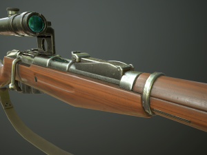 mosin nagant m91 Modelo 3D