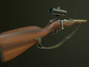 mosin nagant m91 3D Model