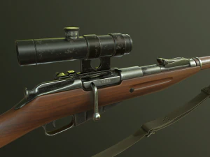 mosin nagant m91 3D Model