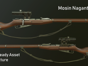 mosin nagant m91 Modelo 3D