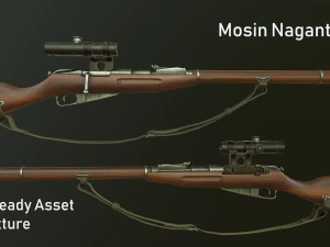 mosin nagant m91 3D Model