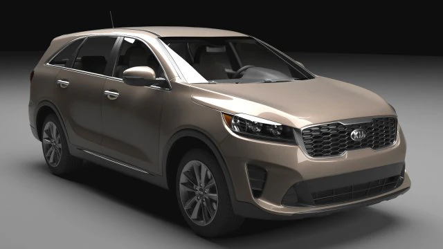 kia sorento 2019 3D Model .c4d .max .obj .3ds .fbx .stl .blend 