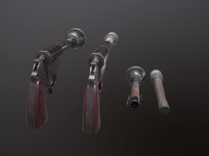 wwii granade launcher granades 3D 模型