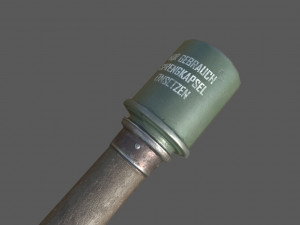 wwii granade launcher granades 3D 模型