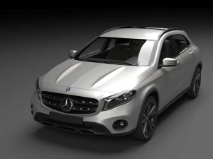 mercedes benz gla amg 2018 Modello 3D