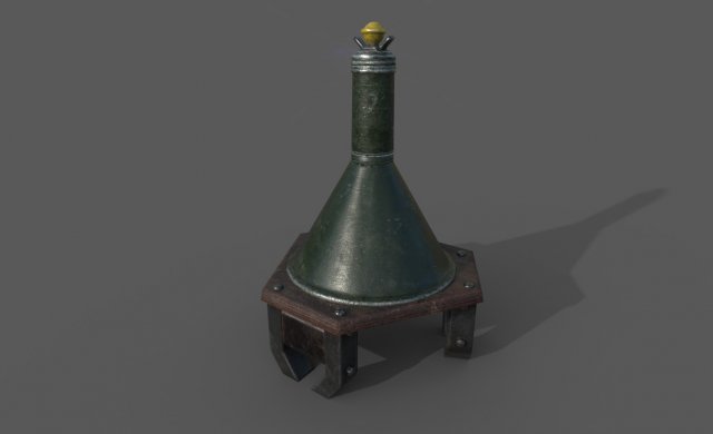 antitank grenade hafthohlladung 3D Model .c4d .max .obj .3ds .fbx .stl .blend 