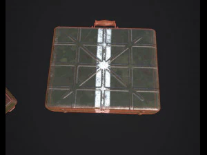 wwii stielhandgranate m24 case with stielhandgranate m24 grenade 3D Model