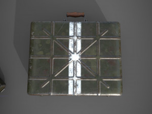 wwii stielhandgranate m24 case with stielhandgranate m24 grenade Modelo 3D