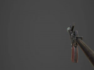 wwii german grenade launcher full pack 3D Model
