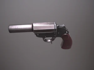wwii german grenade launcher full pack 3D Model