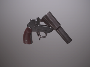wwii german grenade launcher full pack Modèle 3D