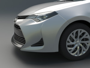 toyota corolla le 2019 Model 3D