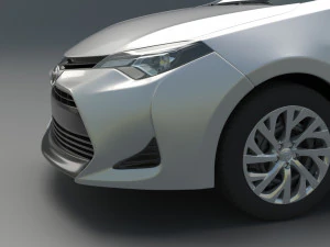 toyota corolla le 2019 3D Model