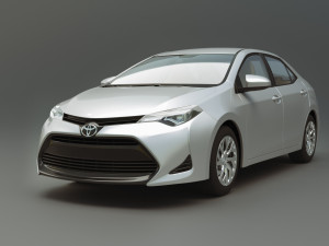 toyota corolla le 2019 Model 3D