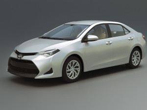 toyota corolla le 2019 3D Model