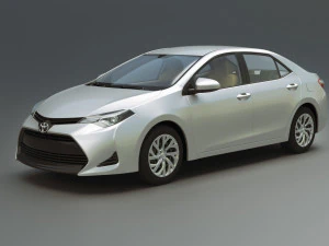 टोयोटा कोरोला ले 2019 3D मॉडल