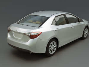 toyota corolla le 2019 Model 3D