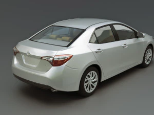 toyota corolla le 2019 3D Model