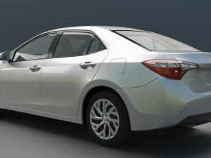 toyota corolla le 2019 Model 3D