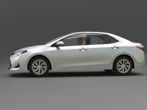toyota corolla le 2019 Model 3D