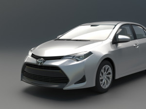 toyota corolla le 2019 Model 3D
