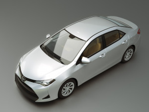 toyota corolla le 2019 Model 3D