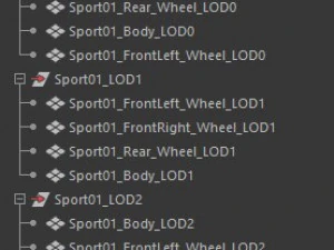 berlina generica 01 bianco ruggine Modello 3D