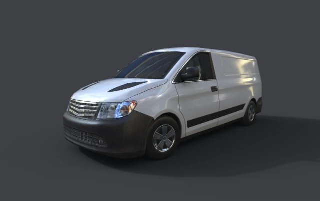 generic minivan 01 3D Model .c4d .max .obj .3ds .fbx .stl .blend 
