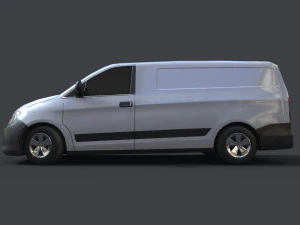 generic minivan 01 3D Model
