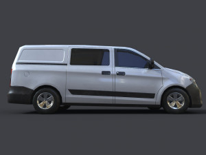generic minivan 01 3Dモデル