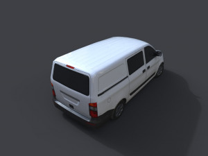 generic minivan 01 3Dモデル