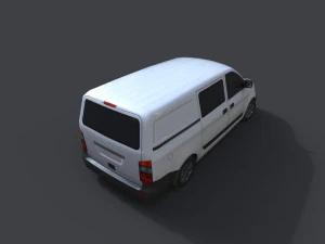 generic minivan 01 3D Model