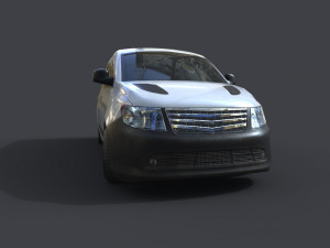 generic minivan 01 3Dモデル